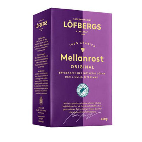 Löfbergs Mellanrost - Mediumroast Brew Coffee 450 g-Swedishness