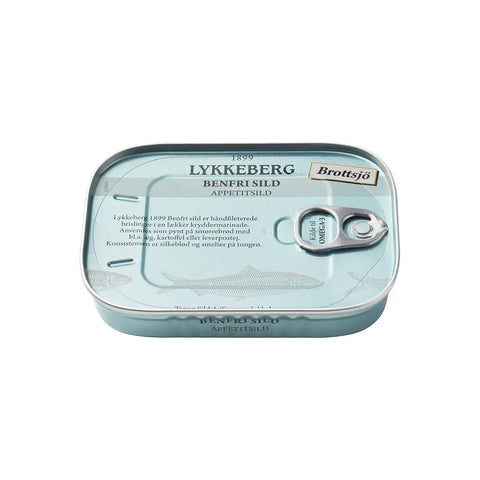 Lykkeberg Benfri Sild - Boneless herring- 100g-Swedishness