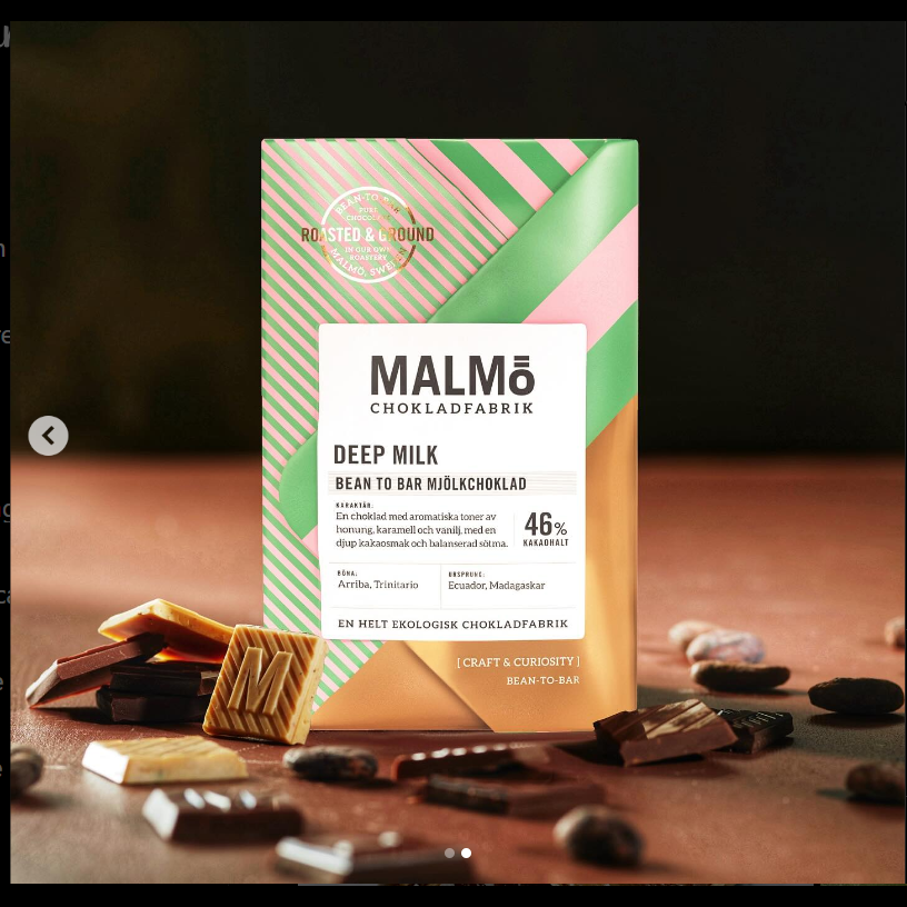 Malmö Chokladfabrik - Deep Milk Chocolate - 58 g-Swedishness