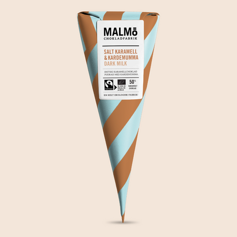 Malmö Chokladfabrik Strut - Salt Caramel and Cardamom Dark Milk Chocolate - 90 g-Swedishness