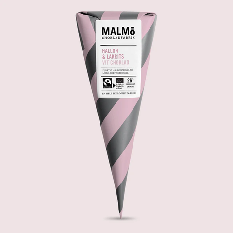Malmö Chokladfabriken - Strut Raspberry and Licorice White chocolate - 90 g-Swedishness
