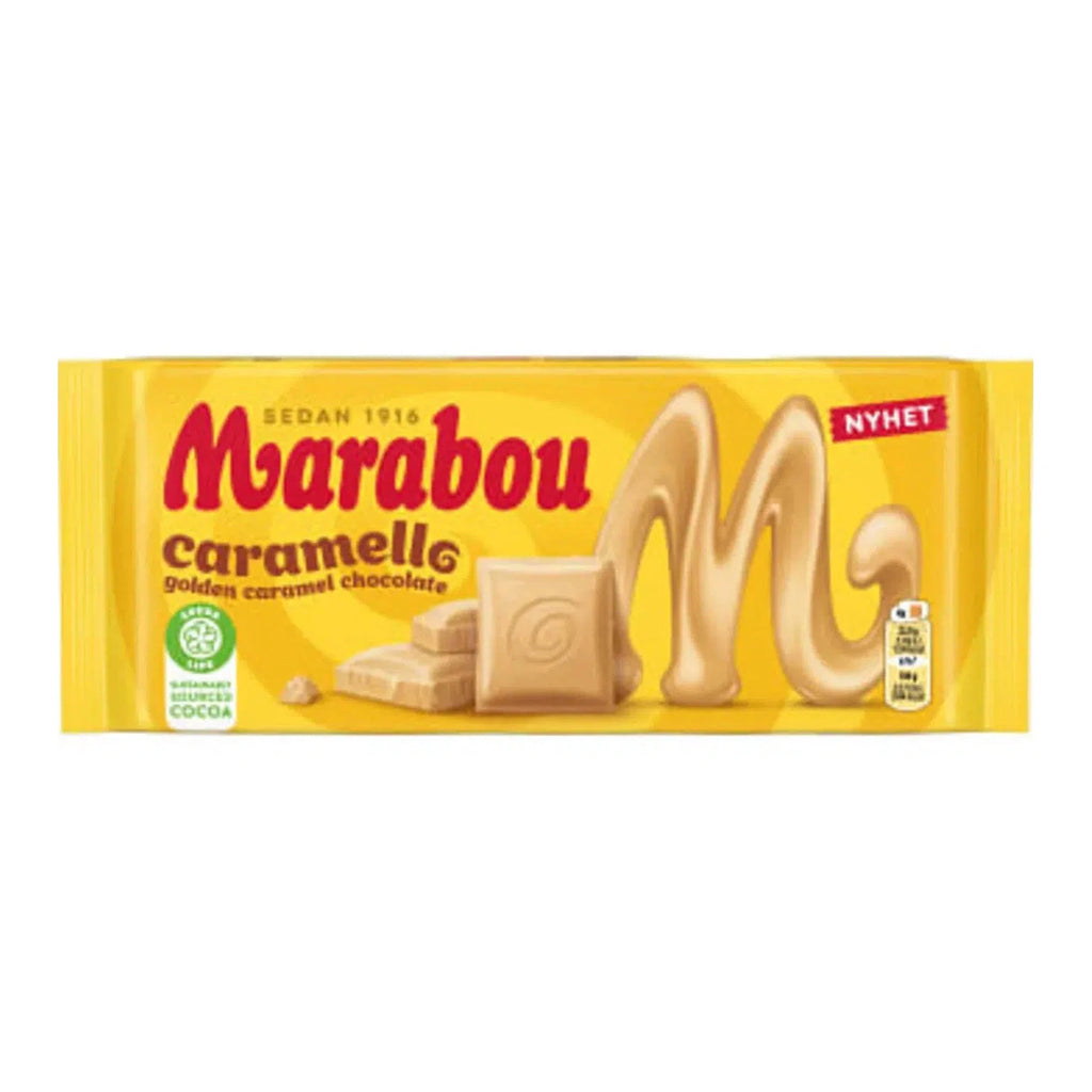 Marabou Choklad Caramello - Chocolate Caramello bar - 160g-Swedishness