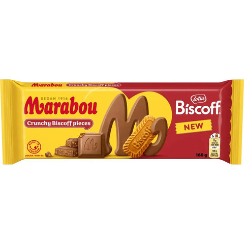 Marabou Chokladkaka Biscoff - Chocolate cake Biscoff - 160g-Swedishness