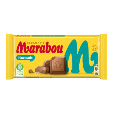 Marabou Chokladkaka Havssalt - Chocolate bar 185g-Swedishness