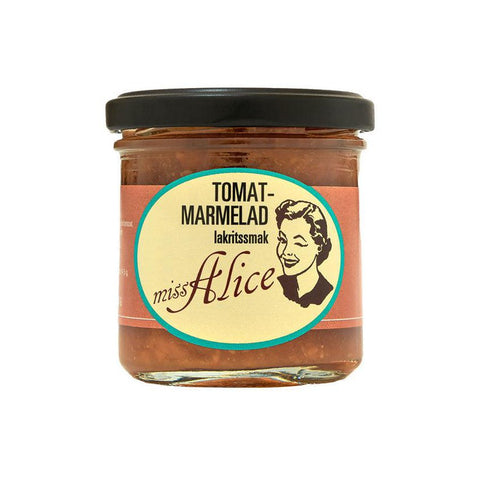 Miss Alice Tomatmarmelad med smak av lakrits - Tomato marmalade with licorice flavour - 190g-Swedishness