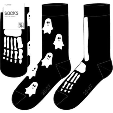 My wear Skeleton Socks - 2 pair size 35-39-Swedishness