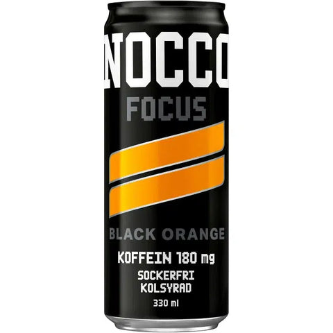 Nocco Energidryck Black Orange   -   Energy drink Black Orange -  33cl
