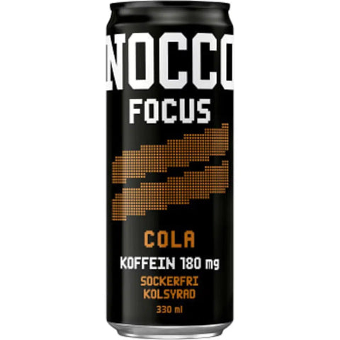 Nocco Energidryck focus cola - Energy drink Focus cola - 33cl-Swedishness
