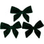 Nordic Season Rosett sammet grön - Green Bow velvet 15 cm 3p green-Swedishness