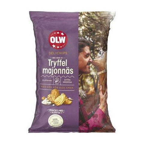 OLW Premiumchips Deli Tryffelmajonnäs - Truffle Mayonnaise - 150 g-Swedishness