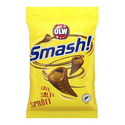 OLW Smash! - Chocolate Corn Cones 100g-Swedishness