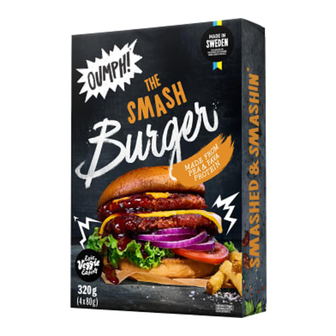 OUMPH! Smash Burger, Fryst - Smash Burger, Frozen 320g-Swedishness