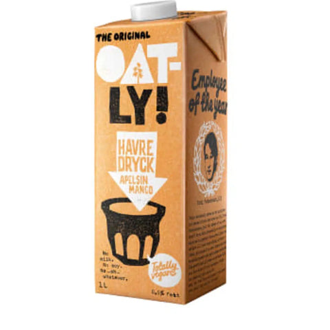 Oatly Havredryck Apelsin & Mango - Oat drink Orange & Mango - 1l-Swedishness