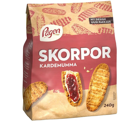 Pågen Kardemumma Skorpor - Cardamom Crisprolls 240g-Swedishness