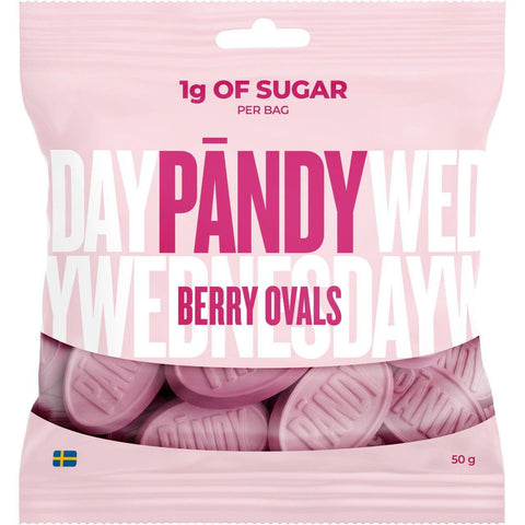 Pändy Gelégodis Candy Berry Ovals - Jelly sweets Candy Berry Ovals - 50g-Swedishness