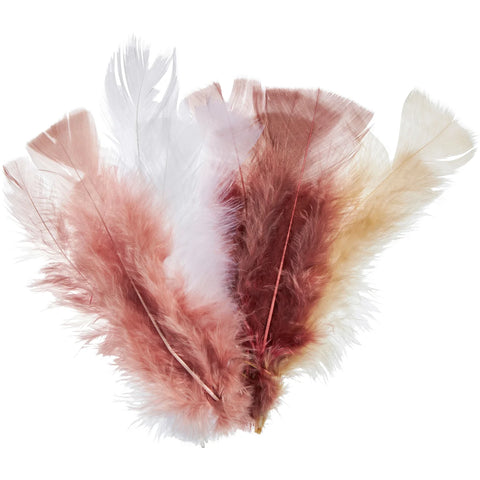 Påskfjädrar - Easter Feathers natural colors 32 p-Swedishness