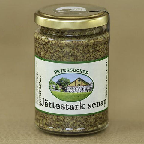 Petersborg Senap Jättestark - Very strong Mustard 200g-Swedishness