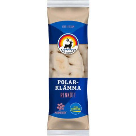 Polarbröd Polarklämma Renkött - Polarsnack w Reindeer - 70g-Swedishness