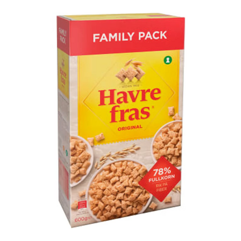 Quaker Havrefras Original - Oat Cereal 600 g-Swedishness