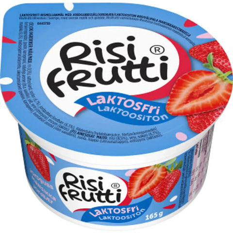Risifrutti Mellanmål Jordgubb Laktosfri - Snack Snack Strawberry Lactose-free - 165 g-Swedishness