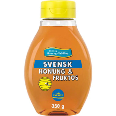 SHF Svensk Honung Flytande med Fruktos - Swedish Honey Liquid with Fructose - 350g-Swedishness