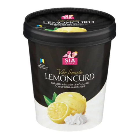 SIA GLASS Gräddglass Vår Finaste Lemon Curd - Ice cream Our Finest Lemon Curd - 500ml-Swedishness