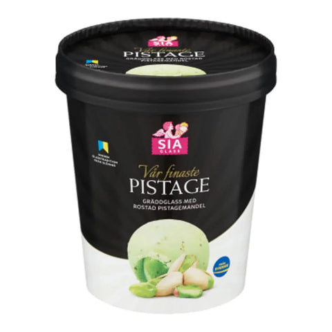 SIA GLASS Gräddglass Vår Finaste Pistage - Ice cream Our Finest Pistachio - 500ml-Swedishness