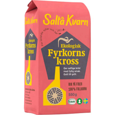 Saltå Kvarn Fyrkornskross - Four grain crusher - 550 g-Swedishness