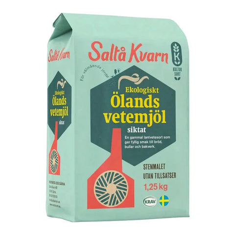 Saltå Kvarn Ölandsvetemjöl EKO - Öland wheat flour ECO - 1.25kg-Swedishness