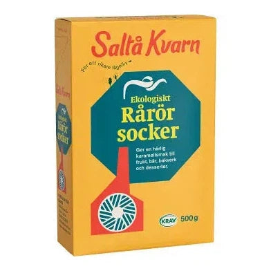 Saltå Kvarn Rårörsocker EKO KRAV - Raw cane sugar ECO - 500g-Swedishness