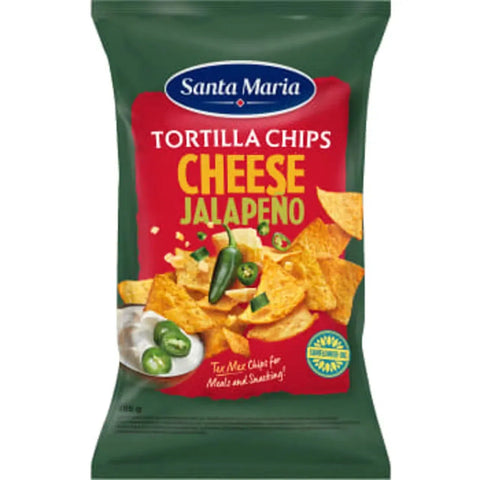 Santa Maria Tortilla Chips Jalapeño - Tortilla Strips - 185g-Swedishness