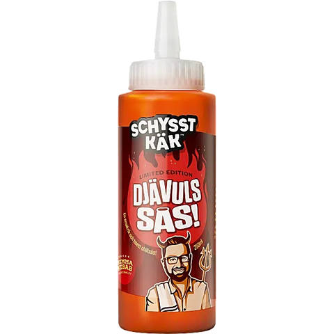 Schysst kök Djävulssås -Devil's sauce - 250ml-Swedishness