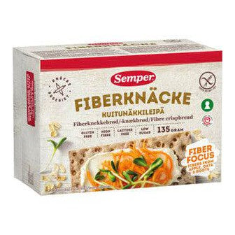 Semper Fiberknäcke Glutenfri - Gluten-free Crisp bread 135g-Swedishness