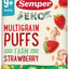 Semper Multigrain Puffs Strawberry 9 Mån EKO - 18g-Swedishness