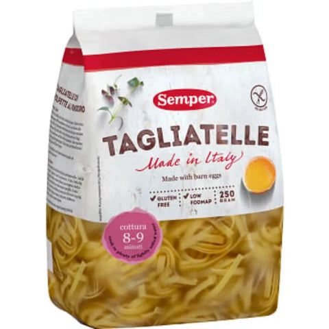 Semper Tagliatelle med ägg glutenfri - Pasta gluten-free - 250g-Swedishness