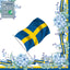 Servett Flagga 20st 33 cm - Napkin Swedish Flag 20p 33cm-Swedishness