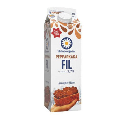 Skånemejerier Pepparkaka Filmjölk 2,7% - Sour Milk 1l-Swedishness