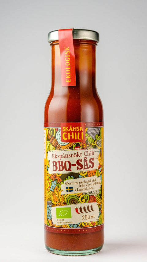 Skånsk Chili Ekspånsrökt BBQ EKO Ketchup Hot Sauce - 250 ml-Swedishness