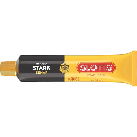 Slotts Senap Stark - Mustard Strong - 220gr-Swedishness