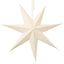 Stjärna Vit Sammet - Star 60cm Velvet cream-Swedishness