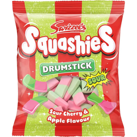 Swizzels Godispåse Squashies Sour Körsbär Äpple - Candy bag 140g-Swedishness