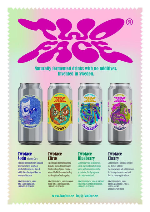 TWOFACE SODAS FREE STARTER-KIT - CARBONATED SODAS-Swedishness