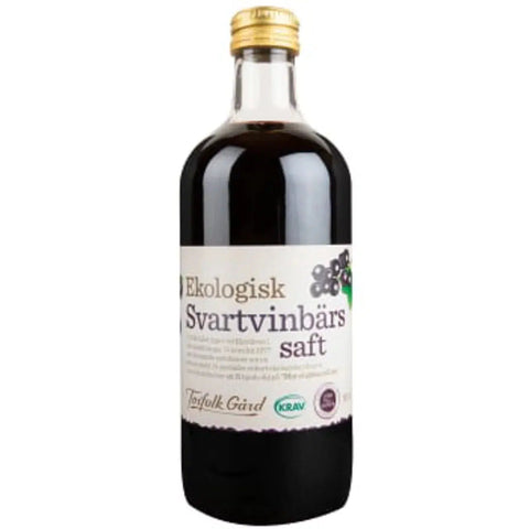 Torfolk Gård Svartvinbärssaft KRAV - Blackcurrant juice - 50 cl-Swedishness