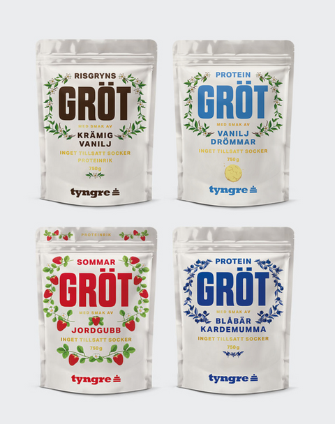 Tyngre Risgryns Grötmix Protein Krämig Vanilj - Rice Porridgemix Protein Creamy Vanilla-Swedishness