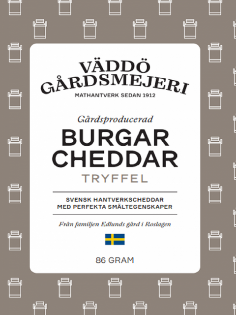 VÄDDÖ GÅRDSMEJERI BURGARCHEDDAR TRYFFEL - 86 g-Swedishness