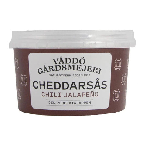 VÄDDÖ GÅRDSMEJERI CHEDDARSÅS CHILI JALAPEÑO 200 g-Swedishness