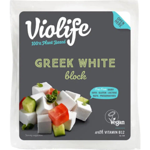 VIOLIFE Greek White Vegan Block - Flavour Block - 200 g-Swedishness