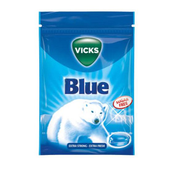 Vicks Blue - Sugar Free 72 g-Swedishness