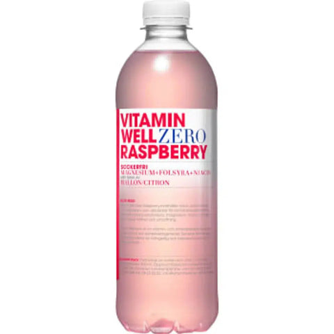 Vitamin Well Zero Raspberry- 50cl-Swedishness