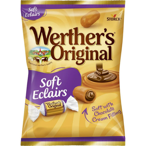 Werther's Original Godispåse Gräddkola Mjuk Eclair - Soft Cream Toffee Eclairs - 125g-Swedishness